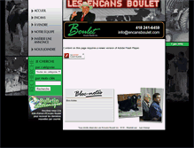 Tablet Screenshot of encansboulet.com